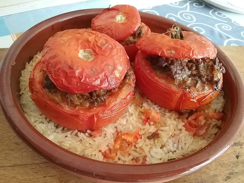 Tomates farcies au boeuf et au curry (2)