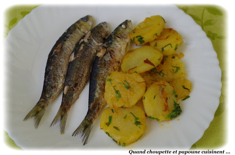 sardines grillées et poêlée de pommes de terre primeur-5451