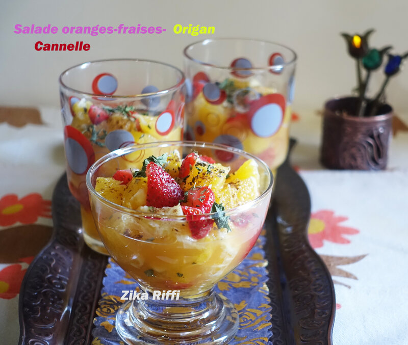 salade oranges fraises origan cannelle1