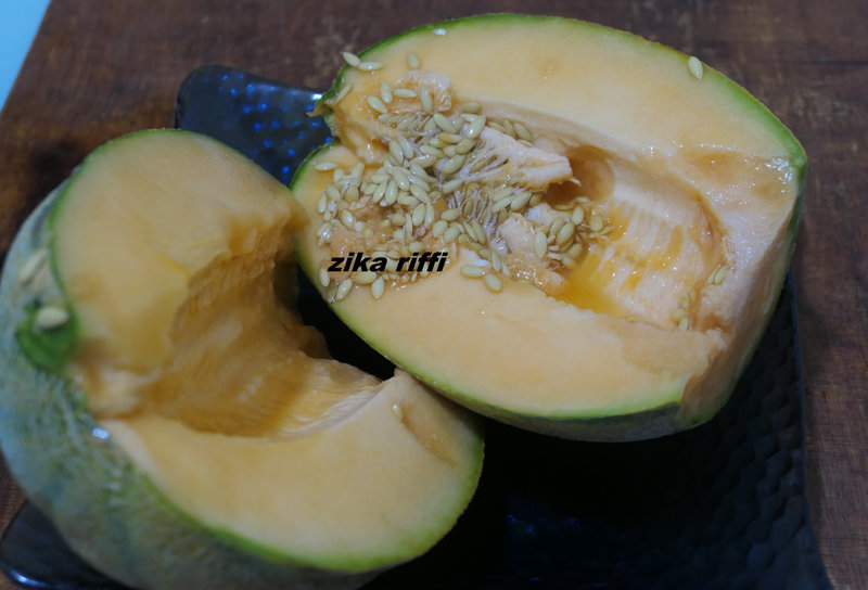 cantaloup- conserve pour l'hiver