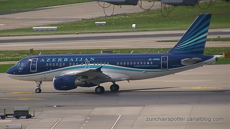 Airbus A319-115CJ (4K-8888) Azerbaijan Airlines