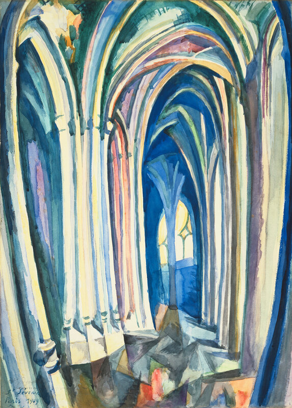 Delaunay_Saint-Severin_1909_Boston