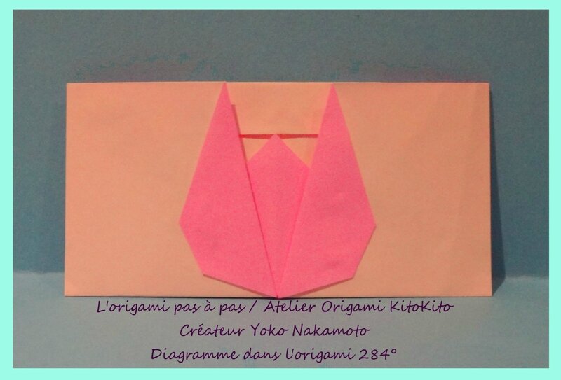 Atelier Origami KitoKito Enveloppe de la tulipe