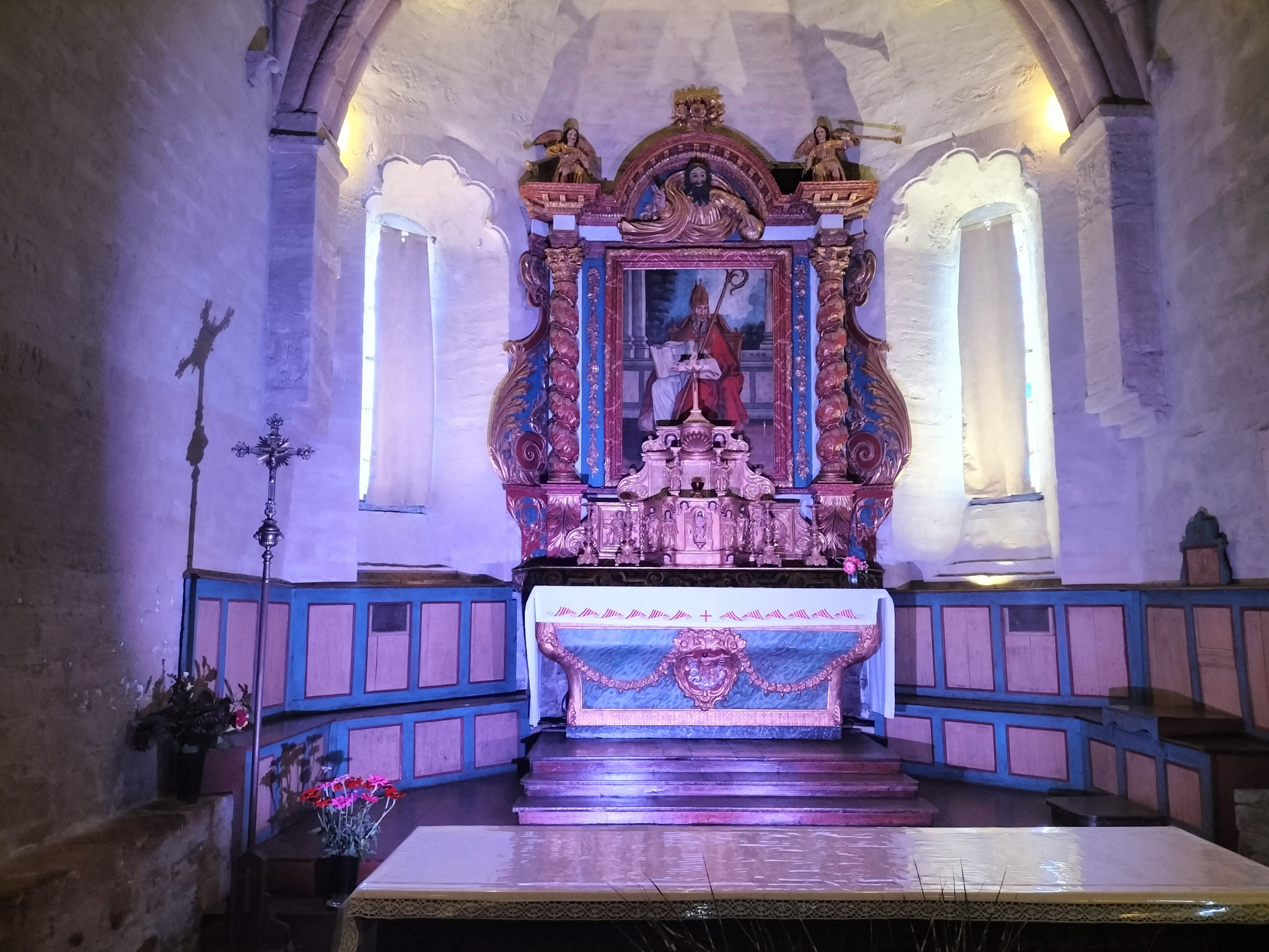 Hôpital-Sainte-Blaise, église, intérieur