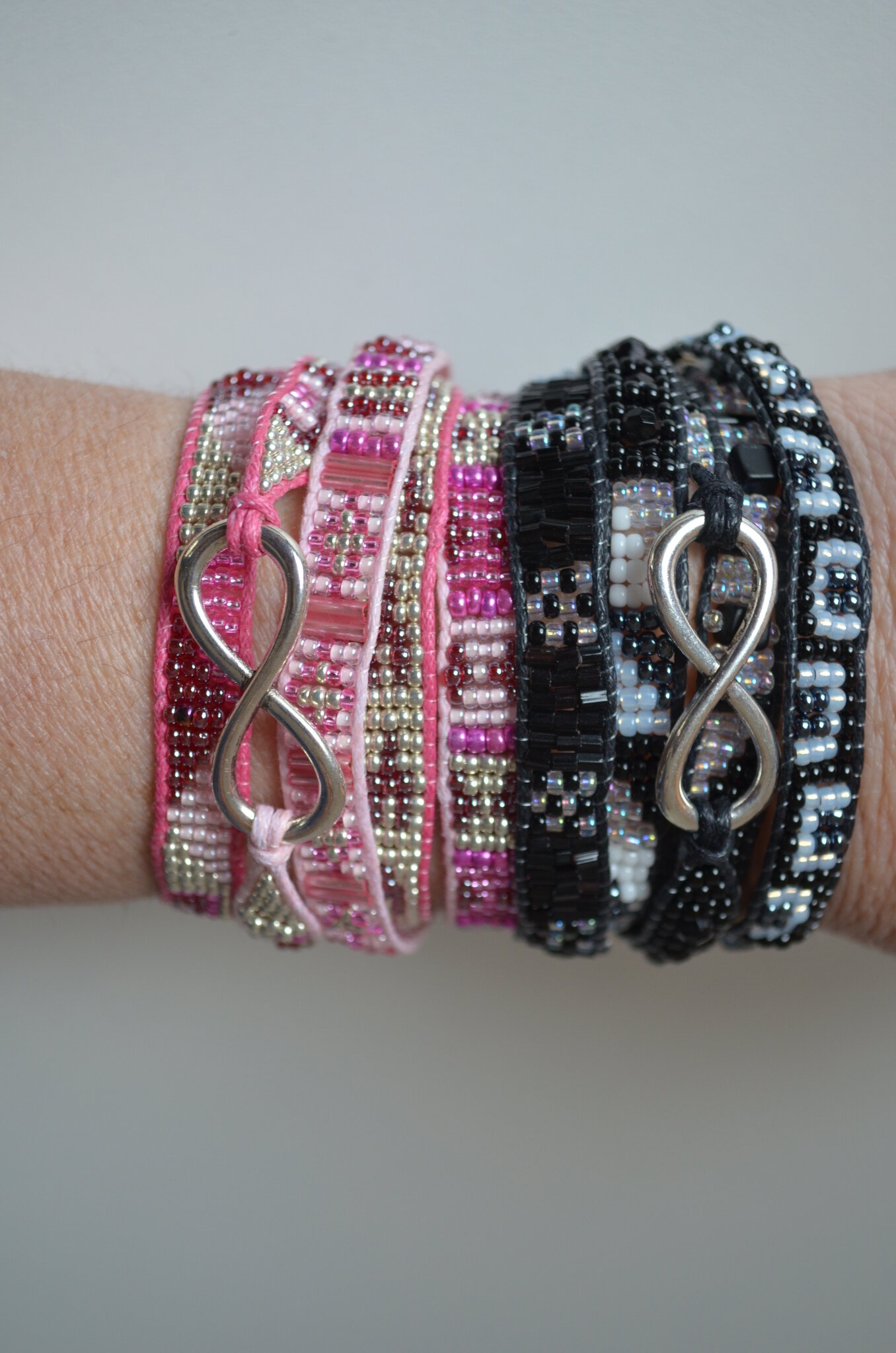 Bracelets perlés tissés