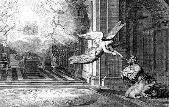 Vocation d'Isaïe et vision du trône de Dieu