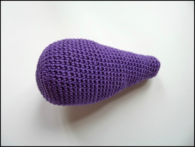Aubergine au crochet Cam&Drey bricolent