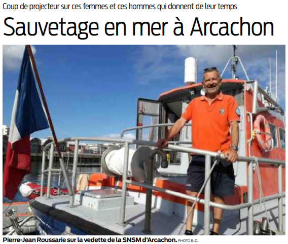 2019 08 20 SO Sauvetage en mer à Arcachon