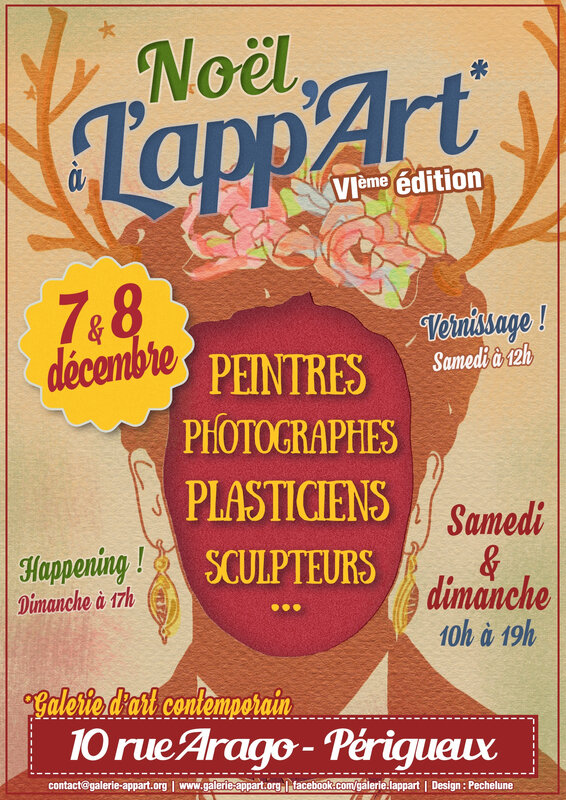 affiche Noël à L'app'Art 2019 (2)