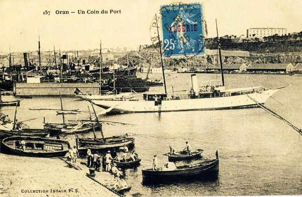 Oran- 157- travail sur les quais
