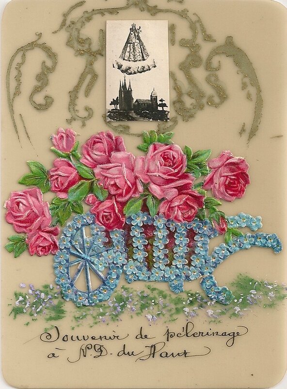 Image Souvenir pélerinage Ronchamp Notre-Dame du Haut
