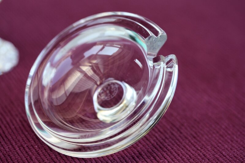 Moutardier en cristal Baccarat Massena