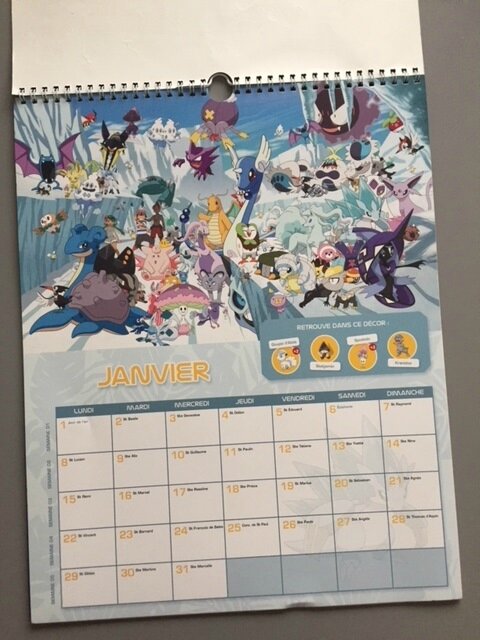 mon grand calendrier pokemon 2