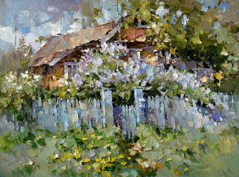 Alexis Zaitsev Little house in the lilac