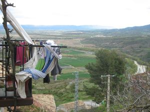 Gallipienzo, balcon (Espagne)