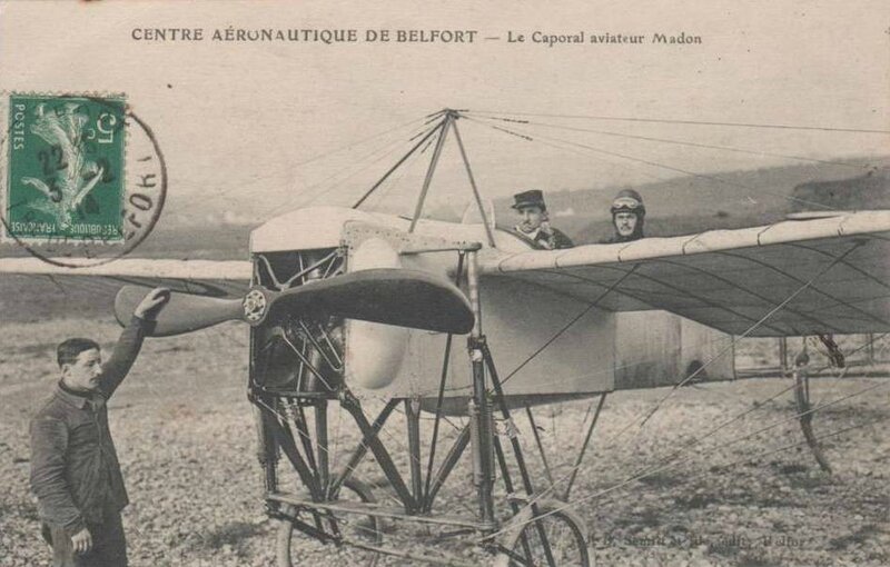 CPA Belfort Aviateur Madon