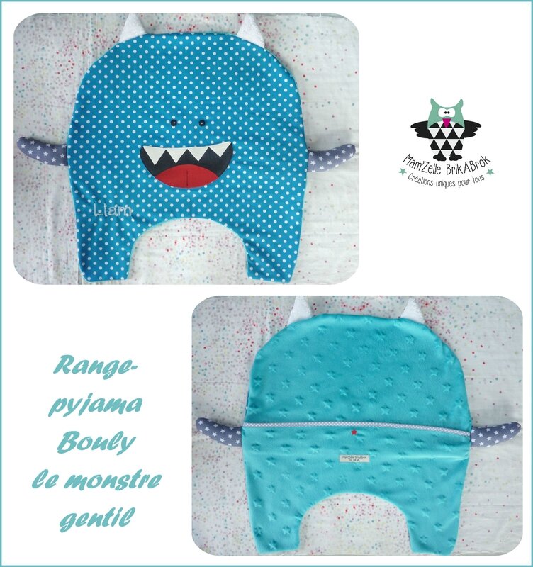 Range pyjama Bouly le monstre gentil 210716