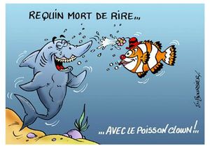 Requin mort de rire