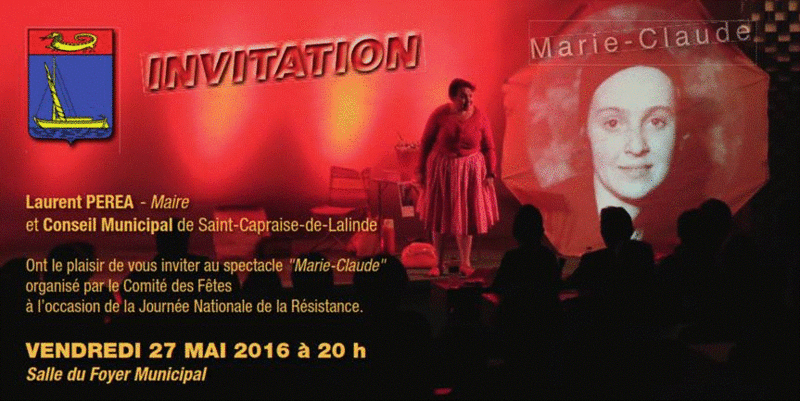 Marie-Claude invitation