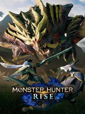 La pochette du jeu vidéo « Monster Hunter Rise » 