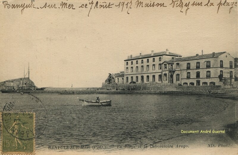 548 La Plage et le Laboratoire Arago 1917