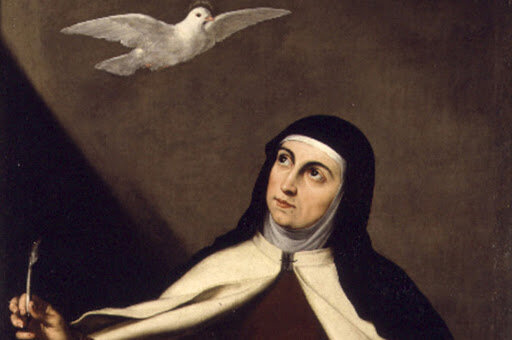 Thérèse d'Avila inspirée