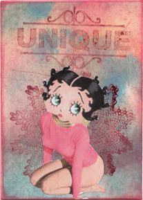 betty boop ATC