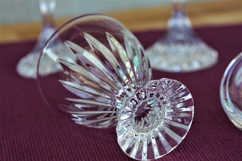 Moutardier en cristal Baccarat Massena
