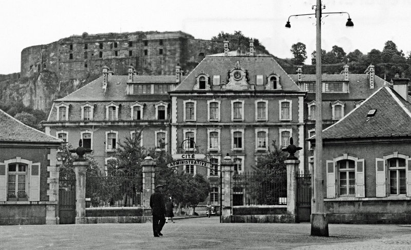 CPSM Belfort Caserne Vauban 1956 b