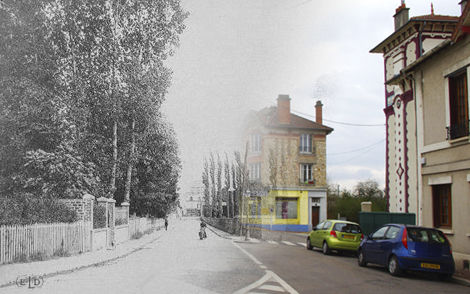 La rue du Général de Gaulle à Ermont