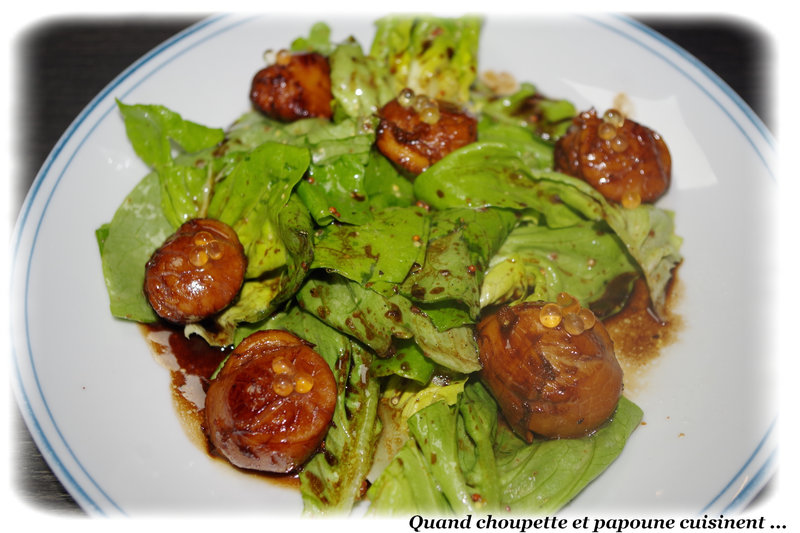 salade de laitue aux saint-jacques marinées-9237