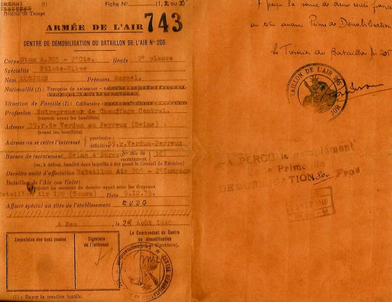 démobilisation-Monjean-1940
