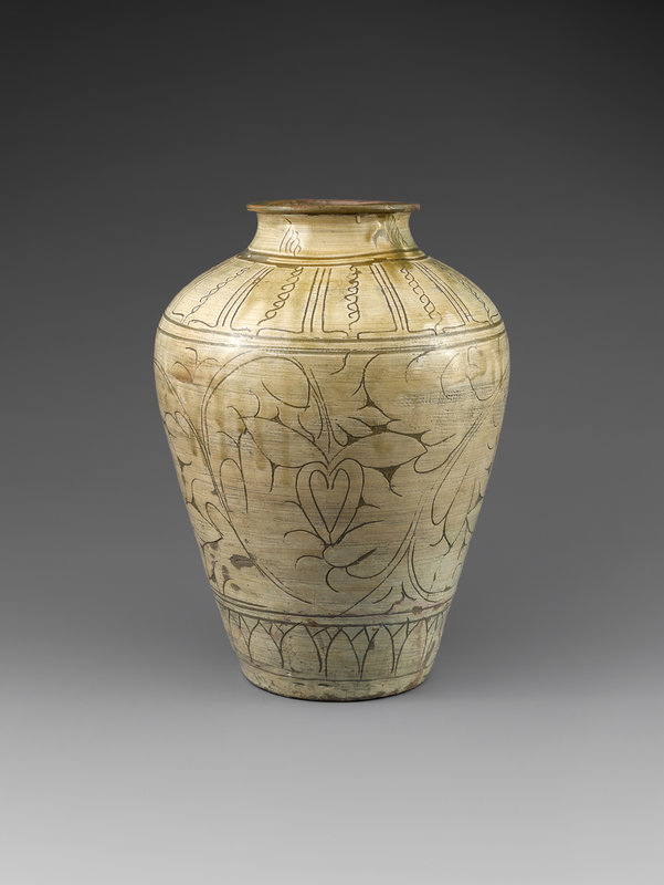 Jar-with-Peony-and-Scroll-Motif