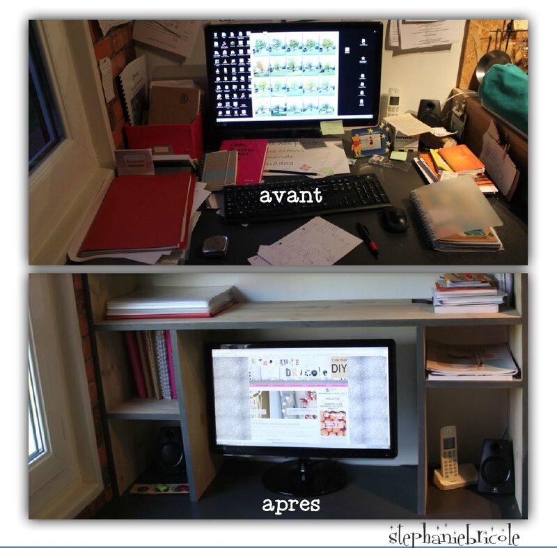 rangement bureau diy