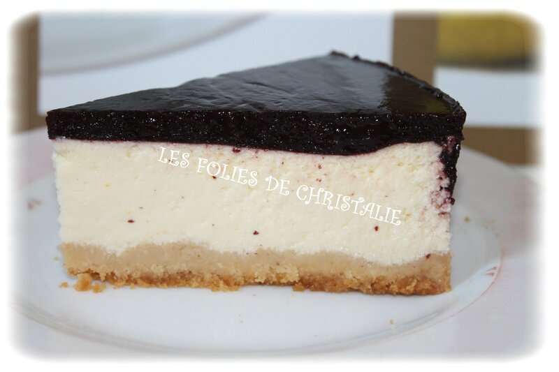 Cheesecake citron cassis 1