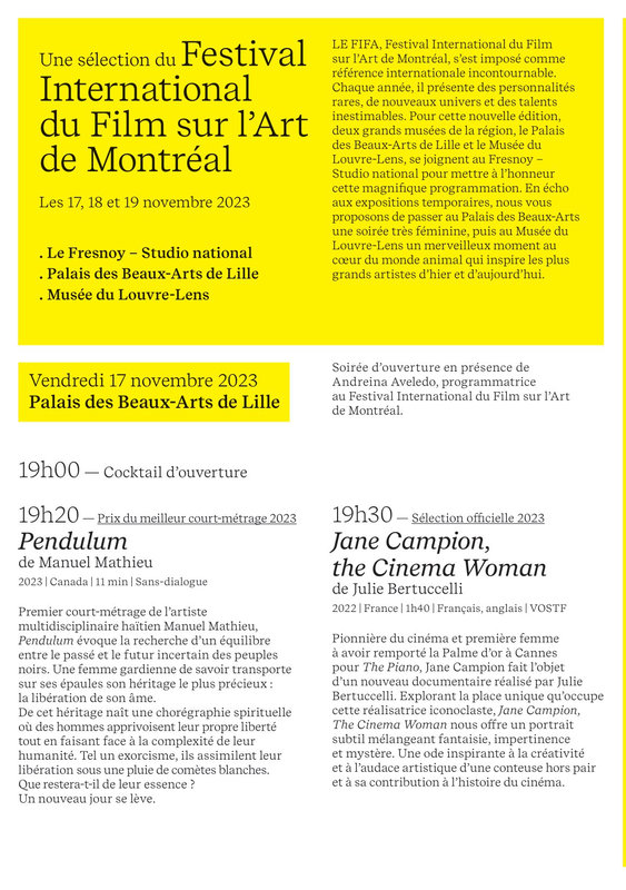 Festival International du Film sur l'Art de Montréal_Sélection Le Fresnoy - Studio national_2023-2