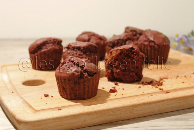 muffin choco betterave