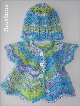 Roselaine652 gilet pétale