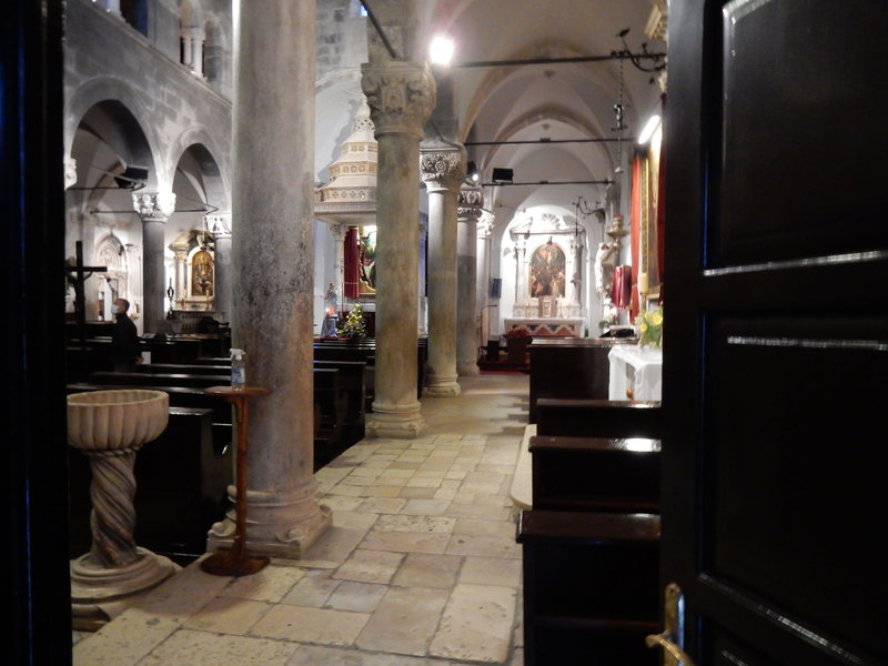 Korcula, l'église, lundi 19 octobre 2020 (1)