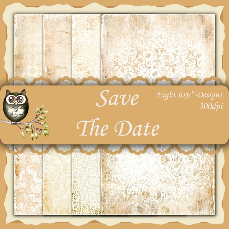 Save The Date Front Sheet