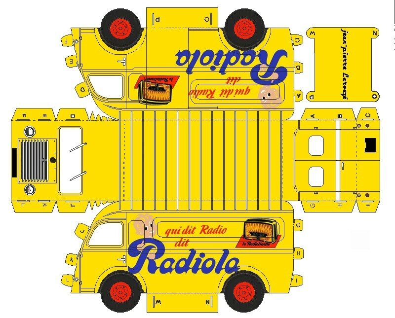 camion renault-goelette-radiola