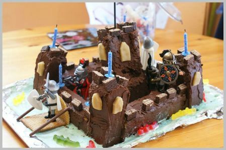 gâteau chevalier château