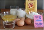 ingredients muffins chocopralinoise