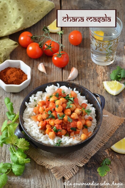 recette chana masala vegan pois chiches tomates