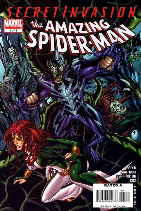 secret invasion amazing spiderman 01