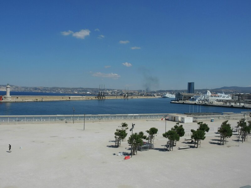 Marseille, le Mucem, vue sur l'esplanade 1 (13)