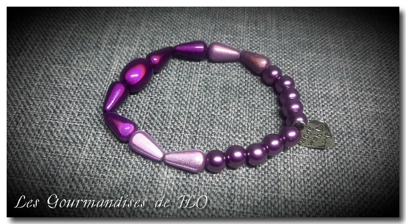 bracelet violet 6