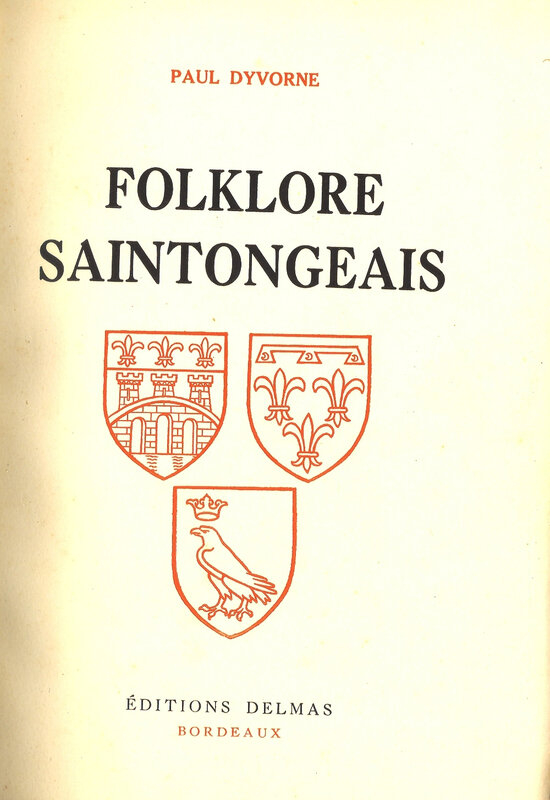 1935 Folklore Saintongeais (1) couverture