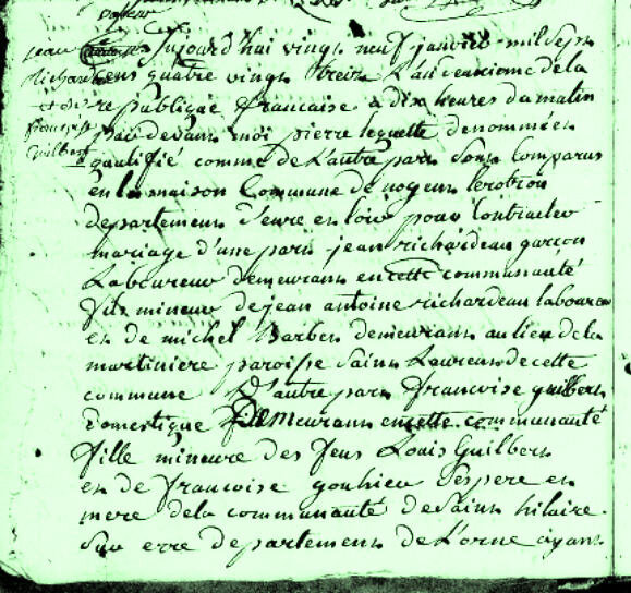93-01-29 1 Richardeau Guilbert