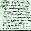 29 janvier 1793 à Nogent : <b>Mariage</b> entre cousins.